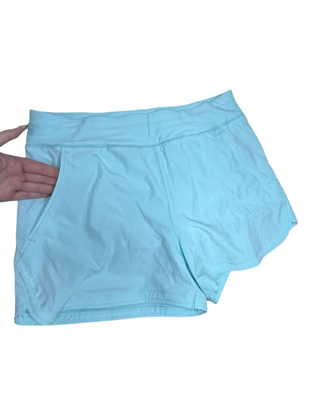 Lands' End Quick Dry Elastic Waist Board Shorts Swim Cover-up Shorts with Panty - Picture 10 of 16